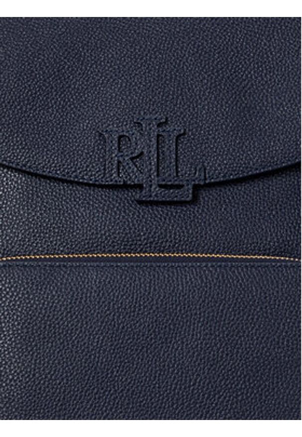 Lauren Ralph Lauren - LAUREN RALPH LAUREN Plecak 431969355005 Granatowy. Kolor: niebieski. Materiał: skóra
