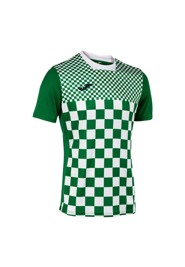 Koszulka dla dzieci Joma Flag III. Kolor: zielony, biały, wielokolorowy. Materiał: poliester. Sport: piłka nożna
