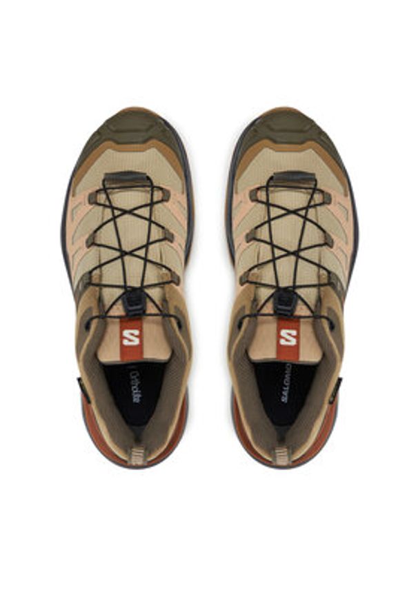 salomon - Salomon Trekkingi X Ultra 360 Gore-Tex L47742000 Beżowy. Kolor: beżowy. Materiał: materiał