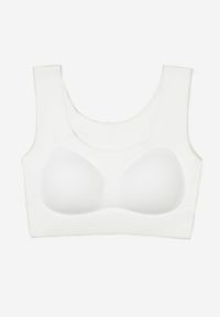 Renee - Biały Biustonosz Corike. Kolor: biały. Rodzaj stanika: push-up, wyciągane miseczki. Wzór: jednolity #5