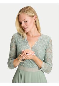 Swing Sukienka koktajlowa 5AE29100 Zielony Regular Fit. Kolor: zielony. Materiał: syntetyk. Styl: wizytowy #5