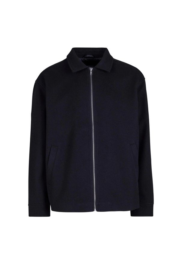 Urban Classics - Męska Kurtka Basic. Kolor: czarny. Sport: turystyka piesza