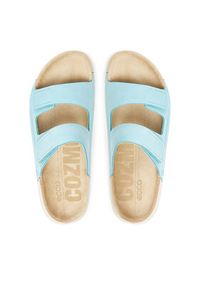 ecco - ECCO Klapki Cozmo W 20682302241 Niebieski. Kolor: niebieski. Materiał: skóra, nubuk #5