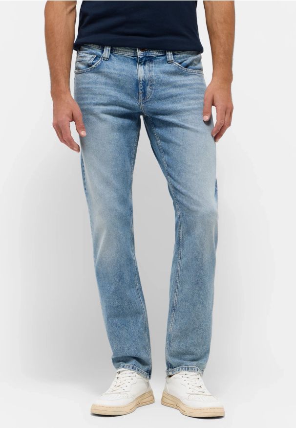 Mustang - Męskie Spodnie Jeansowe MUSTANG Denver Straight Denim Blue 1015887 5000 333