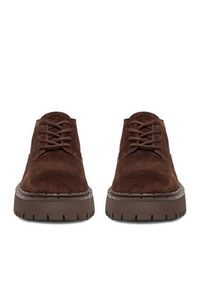 Badura Półbuty EO-ARLETH-25FW12 Brązowy. Kolor: brązowy. Materiał: zamsz, skóra #4