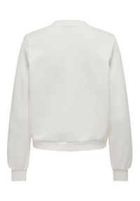 only - ONLY Bluza 15304436 Biały Regular Fit. Kolor: biały. Materiał: bawełna #7