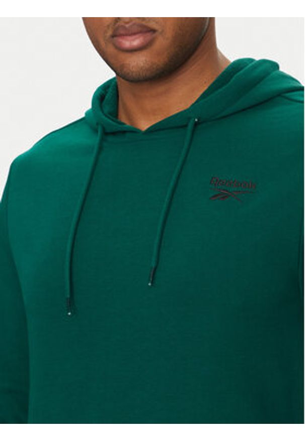 Reebok Bluza 100217207 Zielony Regular Fit. Kolor: zielony. Materiał: syntetyk, bawełna