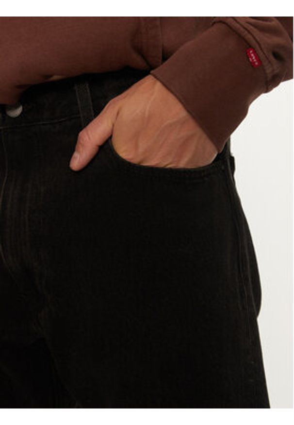 Levi's® Jeansy 555™ 000LO-0002 Czarny Loose Fit. Kolor: czarny