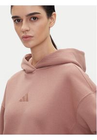Adidas - adidas Bluza ALL SZN Fleece JD4669 Różowy Loose Fit. Kolor: różowy. Materiał: syntetyk, bawełna #5
