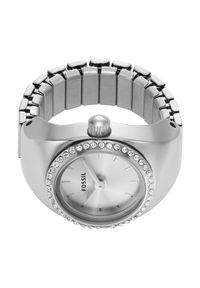 Fossil Zegarek Watch Ring ES5321 Srebrny. Kolor: srebrny