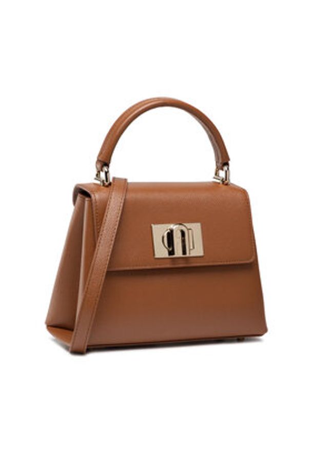 Furla Torebka 1927 WB00109-ARE000-03B00-1-007-20-BG-B Brązowy. Kolor: brązowy. Materiał: skórzane