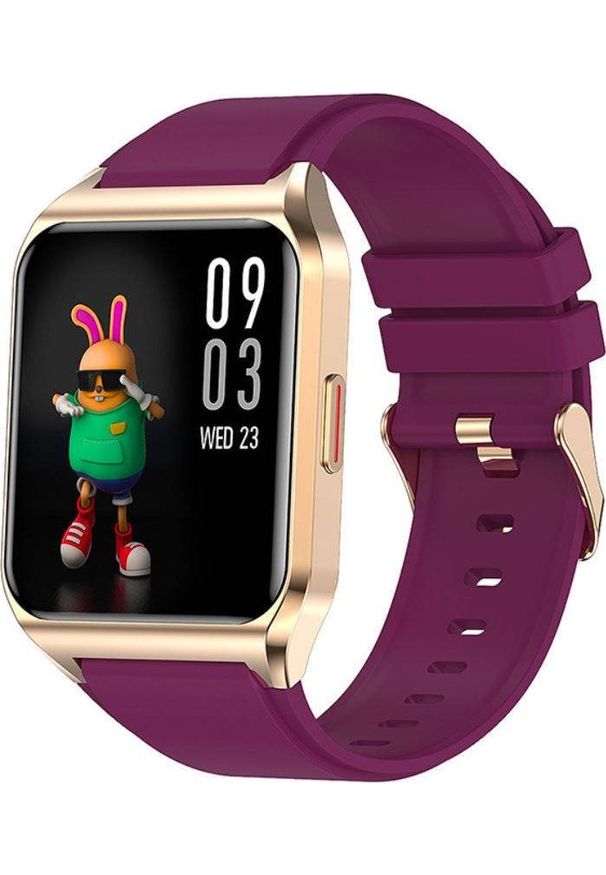 Smartwatch Rubicon E89 Fioletowy. Rodzaj zegarka: smartwatch. Kolor: fioletowy