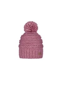 Kapelusz damski Barts Jasmin. Kolor: różowy. Materiał: prążkowany, dziergany. Wzór: melanż. Styl: klasyczny #1
