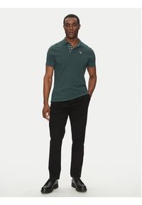 Barbour Polo Tartan MML0012GN89 Zielony Regular Fit. Typ kołnierza: polo. Kolor: zielony. Materiał: bawełna #2