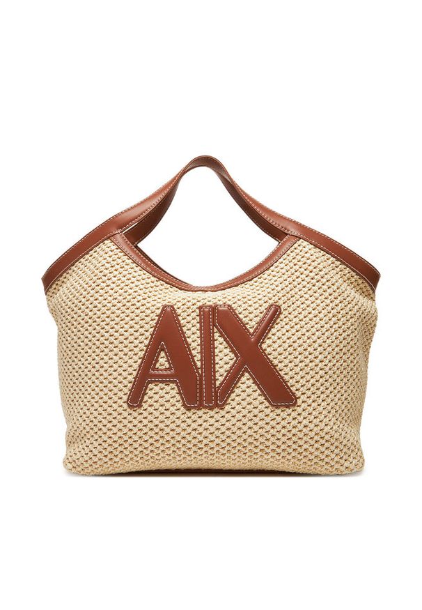 Torebka Armani Exchange. Kolor: beżowy