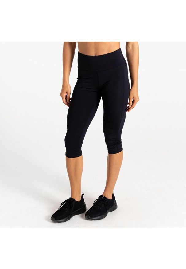 DARE 2B - Legginsy turystyczne damskie Influential 3/4. Kolor: wielokolorowy, szary, brązowy. Materiał: poliester, materiał. Sport: bieganie