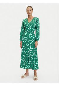 Tatuum Sukienka codzienna Sia T2505.203 Zielony Regular Fit. Okazja: na co dzień. Kolor: zielony. Materiał: wiskoza. Typ sukienki: proste. Styl: casual #4