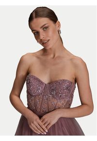 Hey Kyla Sukienka wieczorowa 5AI073HK Różowy Regular Fit. Kolor: różowy. Materiał: syntetyk. Styl: wizytowy #5