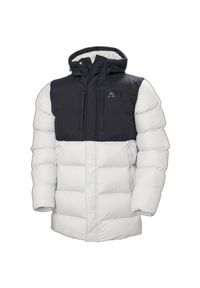 Kurtka Helly Hansen active puffy long. Typ kołnierza: kaptur. Kolor: biały. Materiał: syntetyk. Długość: długie. Sport: turystyka piesza #1