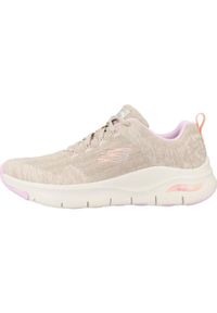 skechers - Buty Kobieta Skechers Arch Fit szary. Kolor: beżowy
