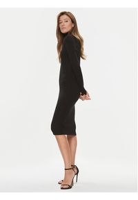 Calvin Klein Sukienka dzianinowa K20K205992 Czarny Regular Fit. Kolor: czarny. Materiał: wełna, dzianina #7