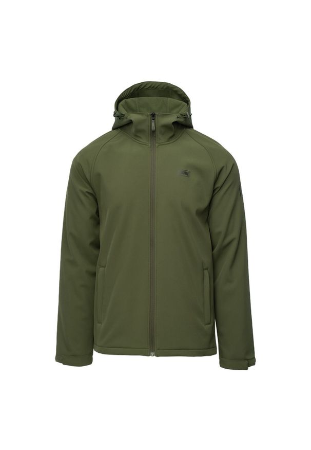 Kurtka męska Softshell Magnum Hidden - zielona, Rozmiar XL. Kolor: zielony. Materiał: softshell. Sezon: lato, zima. Sport: turystyka piesza, fitness, outdoor