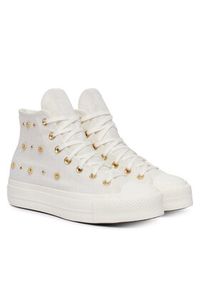 Converse Trampki Chuck Taylor All Star Heathered Glam A16892C Écru. Kolor: kremowy. Materiał: materiał #5
