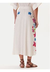 Tatuum Spódnica midi Katia 2 T2511.173 Beżowy Regular Fit. Kolor: beżowy. Materiał: wiskoza