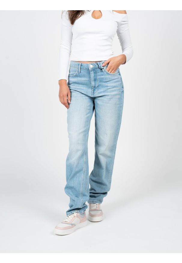 Guess Jeansy "Sexy Curve" | W2GA73D4MS1 | Kobieta | Niebieski. Okazja: na co dzień. Stan: obniżony. Kolor: niebieski. Sezon: lato. Styl: elegancki, klasyczny, casual