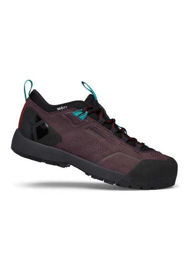 Damskie buty turystyczne Black Diamond Mission LTHR WP Aprch. Kolor: czerwony, wielokolorowy, czarny