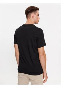 Guess T-Shirt M4RI29 J1314 Czarny Slim Fit. Kolor: czarny. Materiał: bawełna