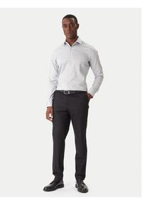 Calvin Klein Koszula LV019EU057 Niebieski Slim Fit. Kolor: niebieski. Materiał: bawełna #3