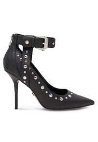 Nine West Szpilki AZIZA SJ1487-1 Czarny. Kolor: czarny. Materiał: syntetyk. Obcas: na szpilce