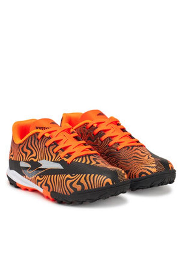 Joma Buty do piłki nożnej Evolutiion Jr 2501 EVJS2501TF Czarny. Kolor: czarny. Materiał: skóra