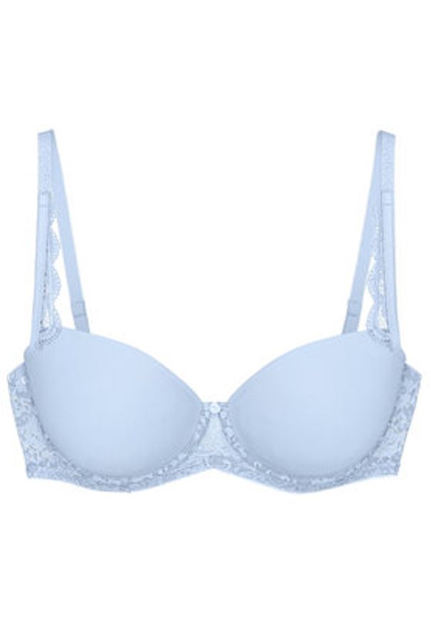 Triumph Biustonosz z fiszbiną Amourette 10214770 Błękitny. Kolor: niebieski. Materiał: syntetyk