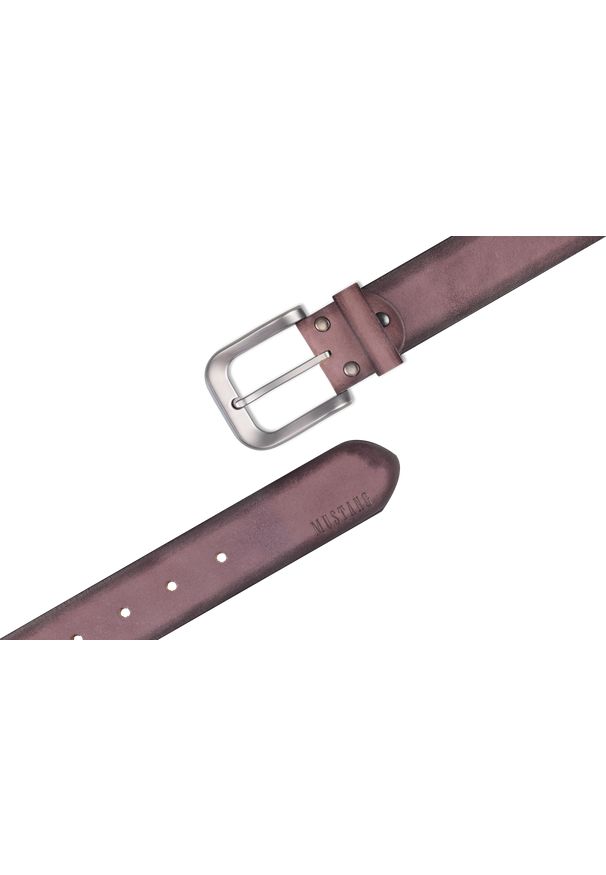 Mustang - MUSTANG PASEK SKÓRZANY MUS-M5038 0441 40mm Ledergürtel. Materiał: skóra