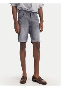 Bugatti Szorty jeansowe 3138D-76604C D Szary Modern Fit. Kolor: szary. Materiał: jeans #1