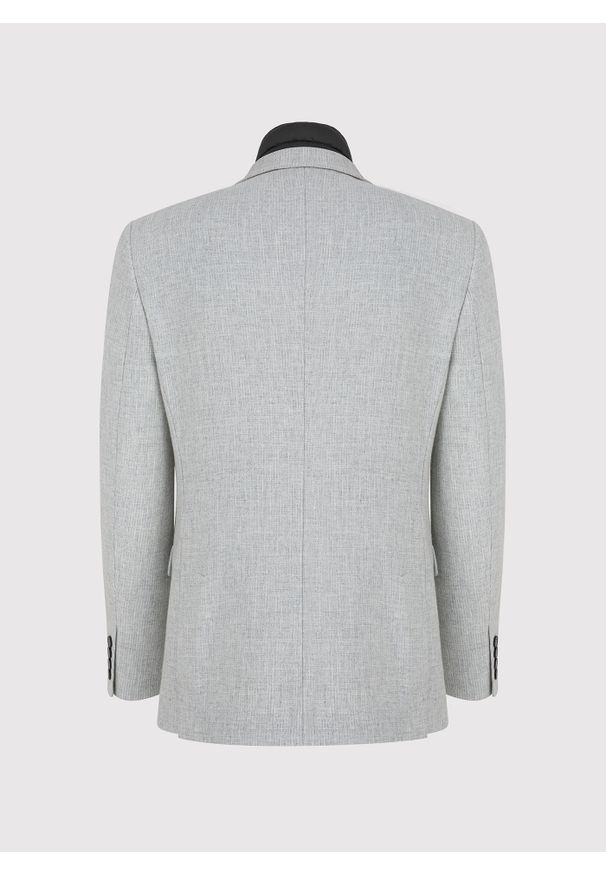 Pako Lorente - PAKO LORENTE – Szara marynarka męska z odpinaną podpinką. Kolor: szary. Materiał: poliamid, wiskoza, poliester, wełna, elastan