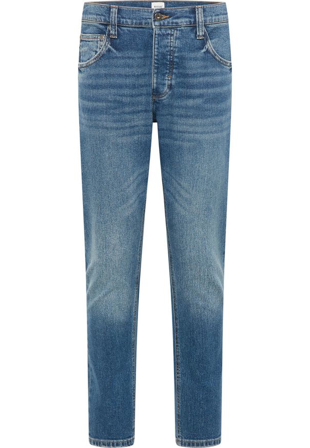 Mustang - Męskie Spodnie Jeansowe MUSTANG Toledo Tapered Denim Blue 1014326 5000 774
