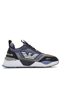 EA7 Emporio Armani Sneakersy X8X070 XK165 S917 Granatowy. Kolor: niebieski. Materiał: materiał #1