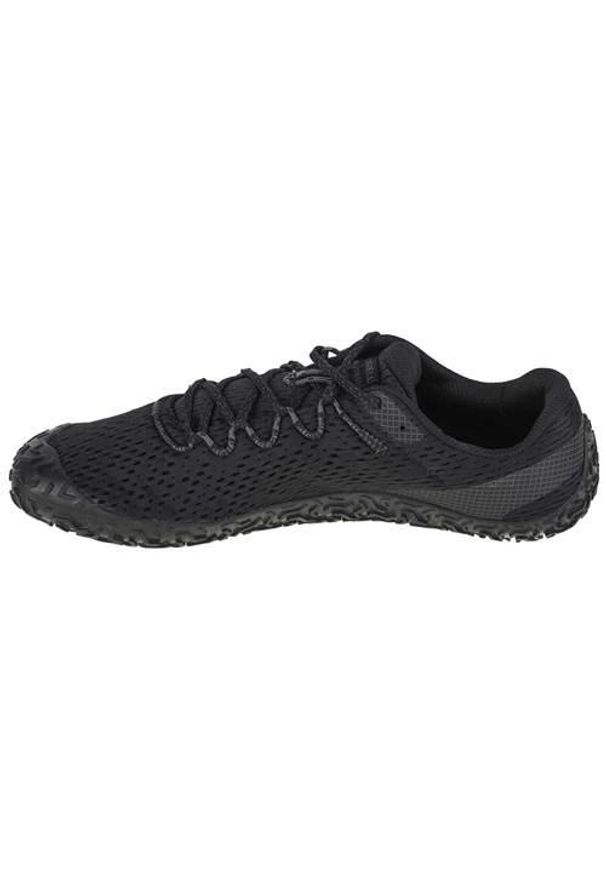 Buty do biegania męskie, Merrell Vapor Glove 6. Kolor: czarny, szary. Materiał: guma, materiał, tkanina, syntetyk