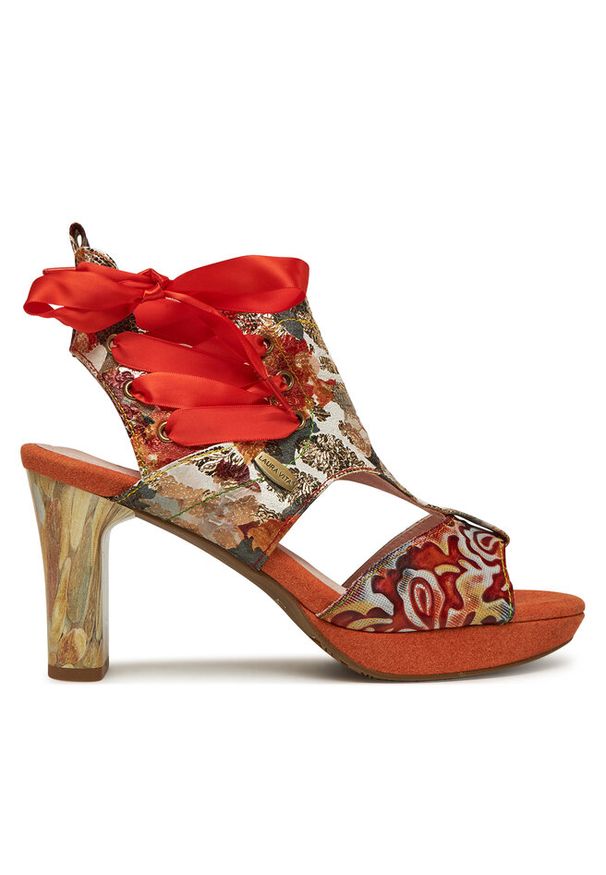 Sandały Laura Vita. Kolor: pomarańczowy