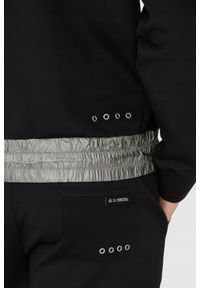 La Martina - LA MARTINA Czarna bluza męska z kapturem, Rozmiar XL. Typ kołnierza: kaptur. Kolor: czarny