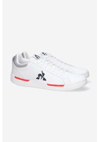 Le Coq Sportif sneakersy skórzane kolor biały Stadium 2220247 2220247-BIALY. Nosek buta: okrągły. Zapięcie: sznurówki. Kolor: biały. Materiał: skóra #2