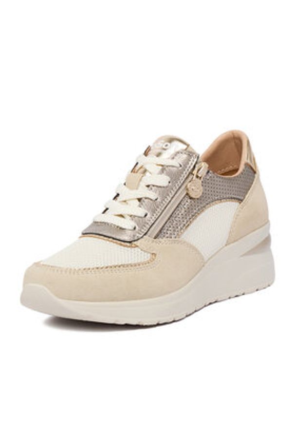 Go Soft Sneakersy CEO-WS2P260-03 Beżowy. Kolor: beżowy. Materiał: materiał