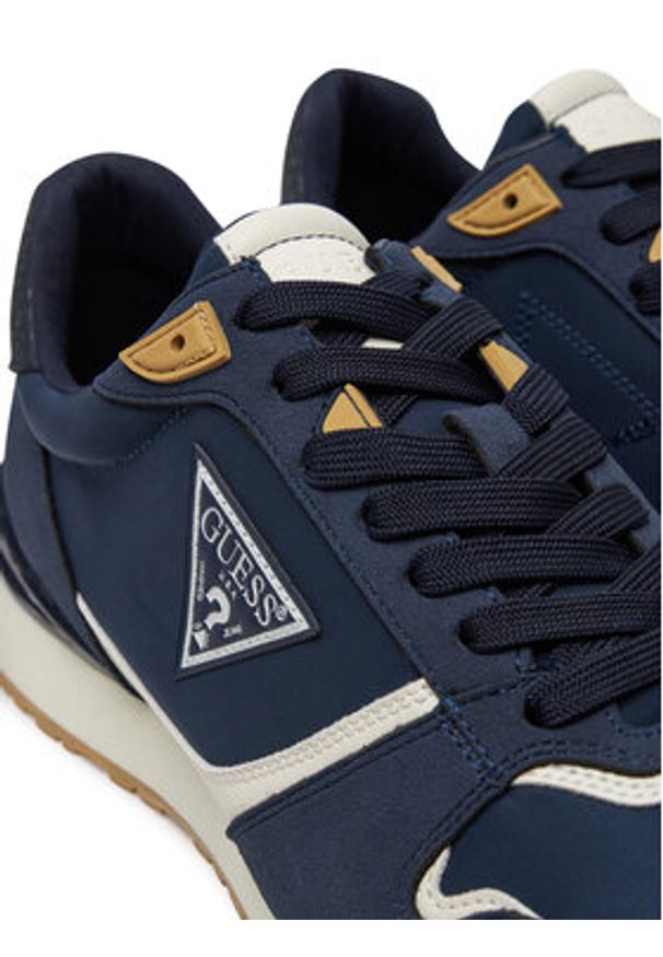 Guess Sneakersy FMJISL FAB12 Granatowy. Kolor: niebieski. Materiał: skóra