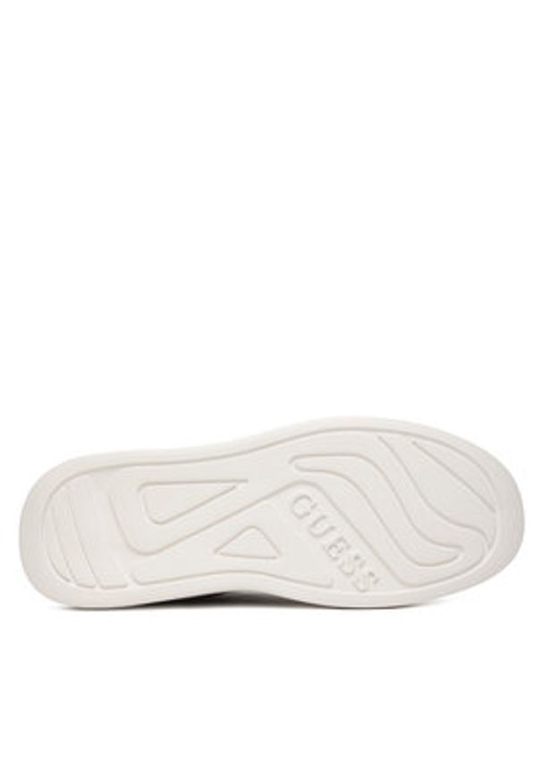 Guess Sneakersy FMPELA FAL12 Brązowy. Kolor: brązowy. Materiał: skóra