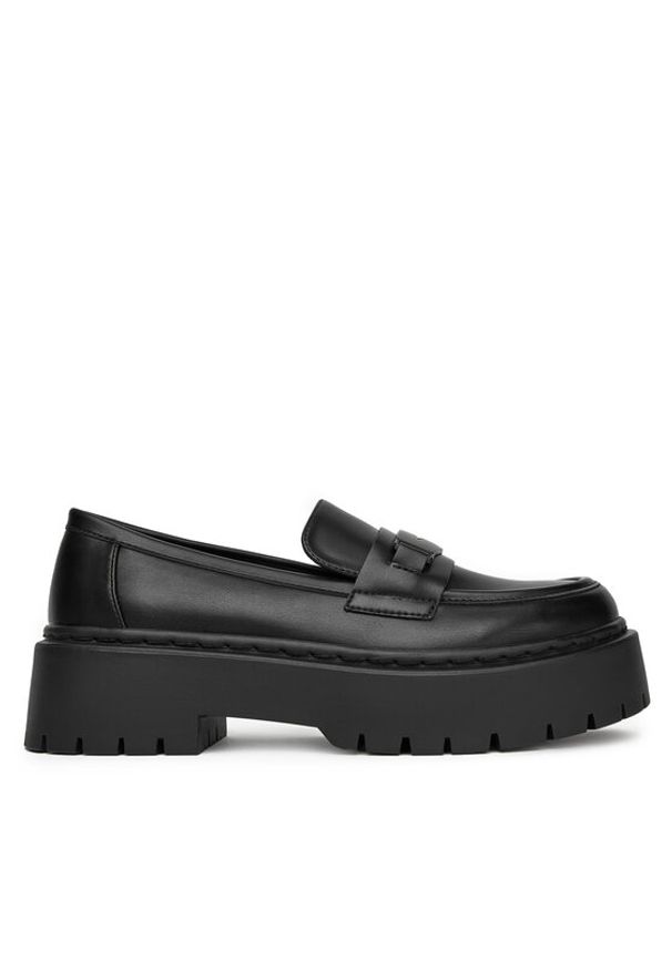 DeeZee Loafersy 13123D-3 Czarny. Kolor: czarny. Materiał: syntetyk, materiał