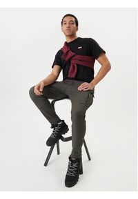 Hunter T-Shirt Essentials HARM0085252 Czarny Regular Fit. Kolor: czarny. Materiał: bawełna #4