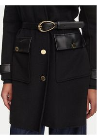Marciano Guess Płaszcz wełniany G6YL05 W3135 Czarny Regular Fit. Kolor: czarny. Materiał: wełna #6